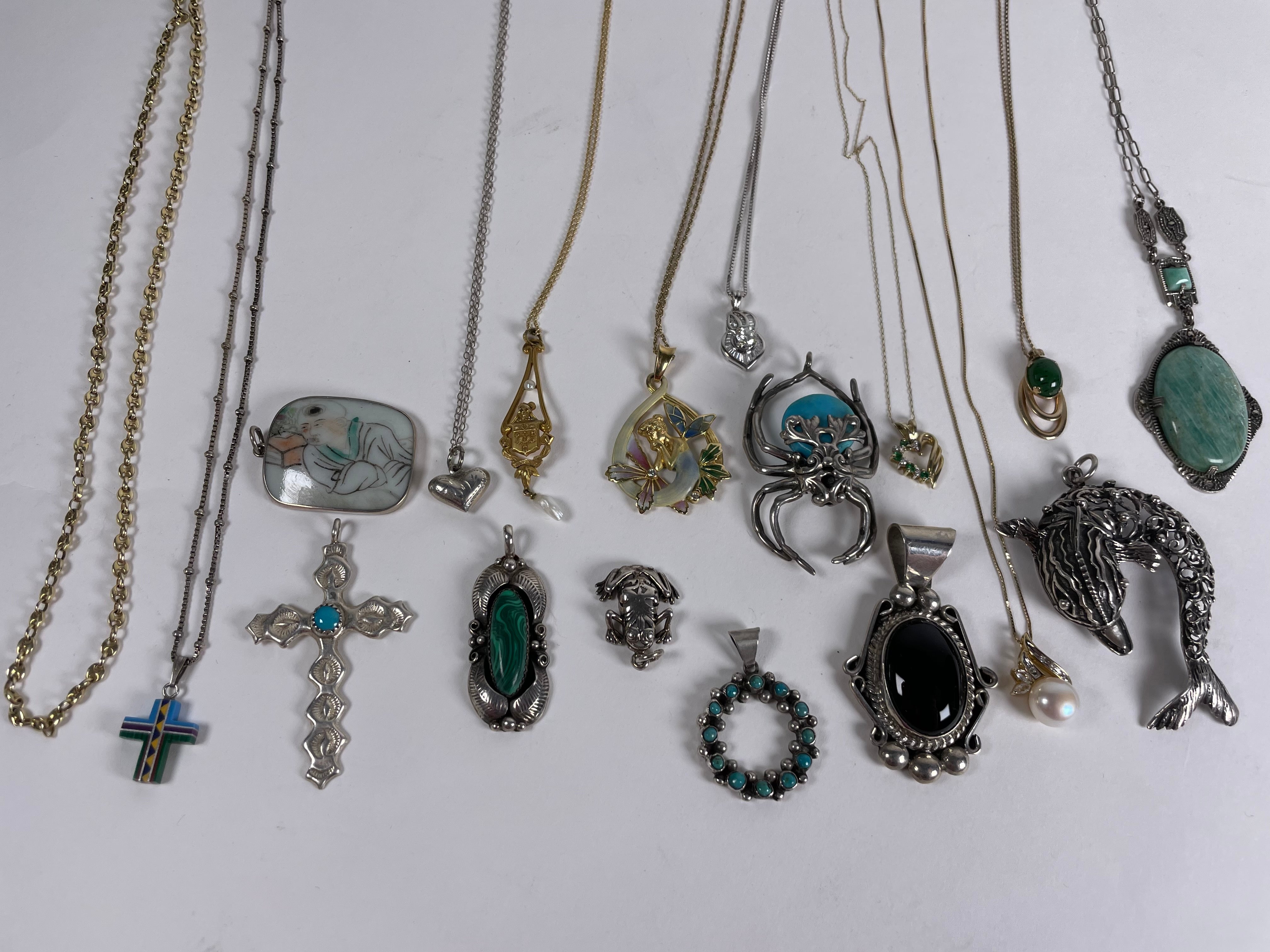 Necklaces and Pendants – Old Silver and Gold