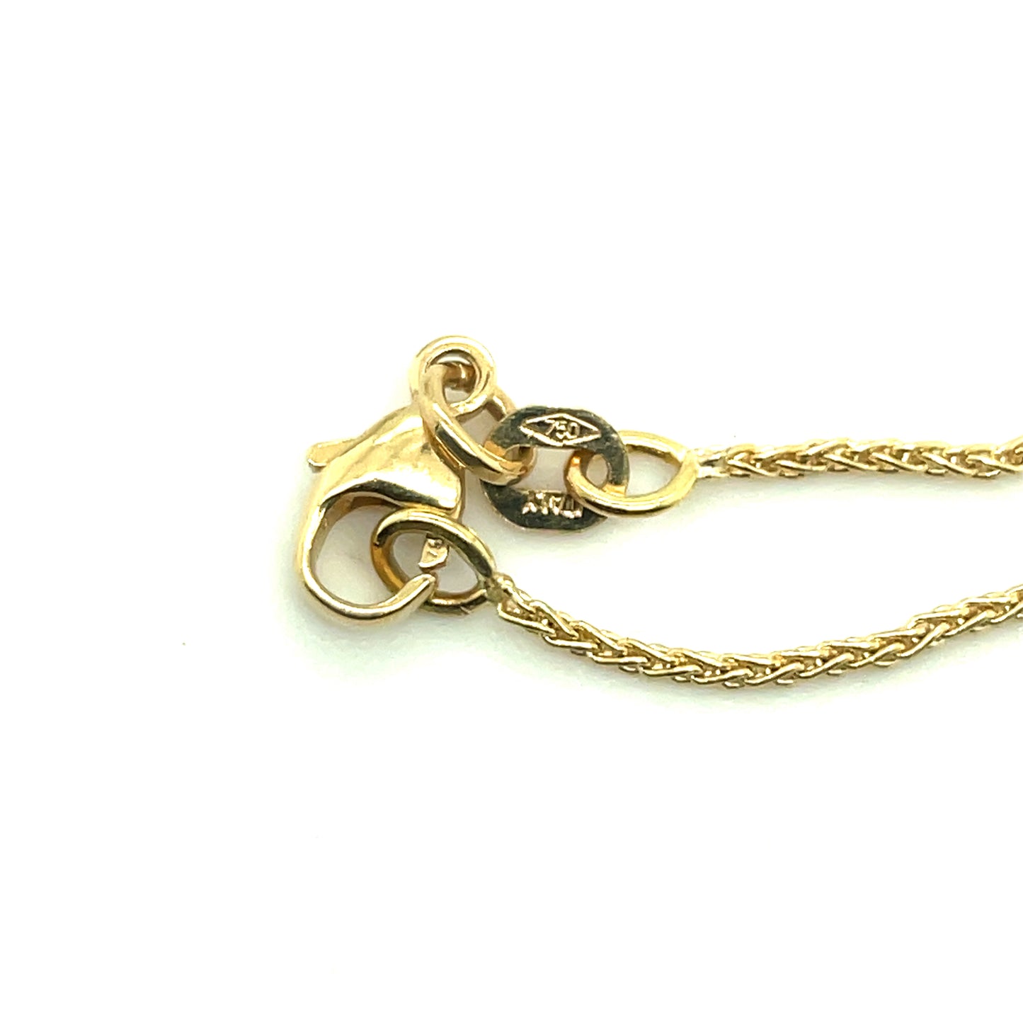 Vintage 18k Yellow Gold and Pearl Necklace 11.6 grams