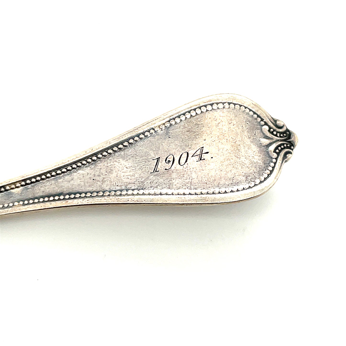 Sterling Silver Baby Childs Spoon Monogram Hazel Towle Silversmiths 17.8 grams