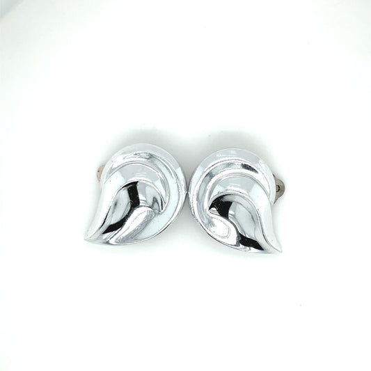 Trifari Costume Jewelry Clip on Earrings Not Silver