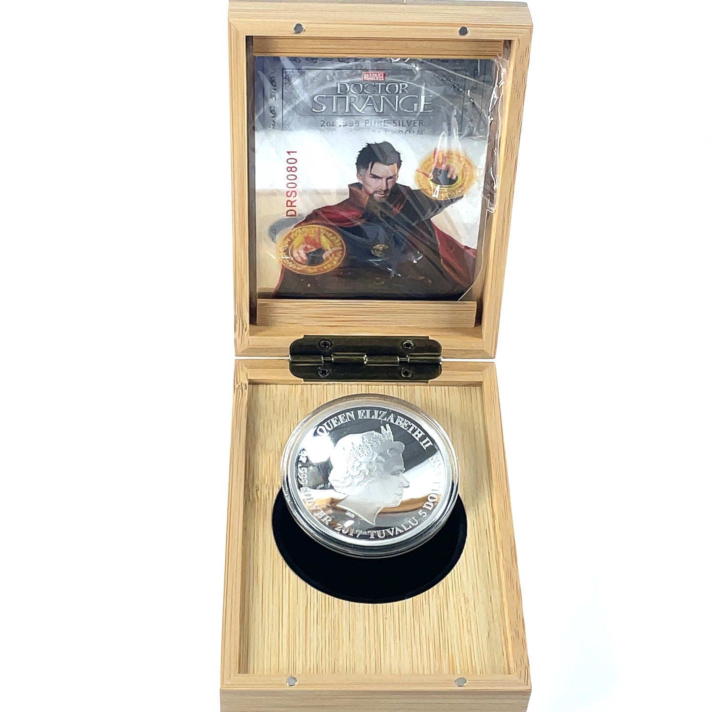 2017 Marvel Doctor Strange 2oz 999 Silver Collectible Coin in Box