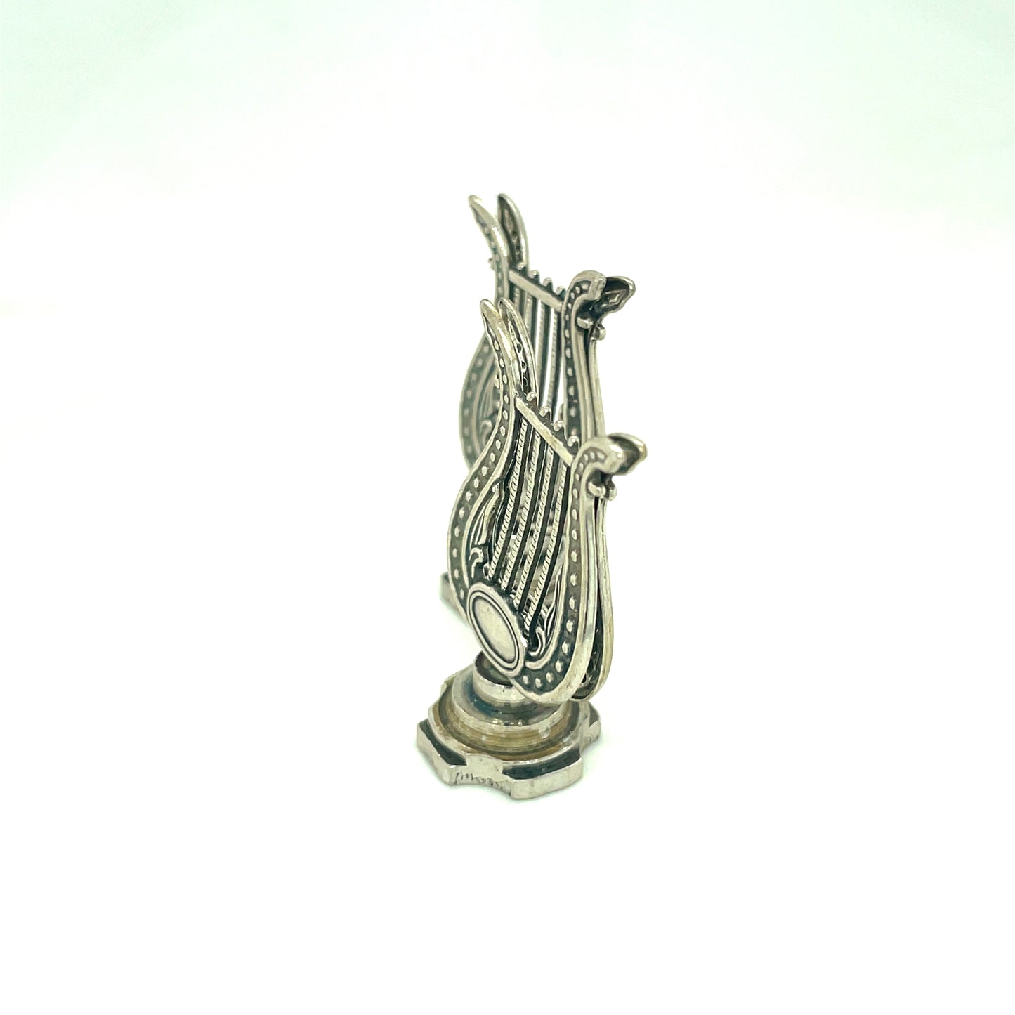 Vintage Pair Of 800 Silver Music Stand Place Card Holders