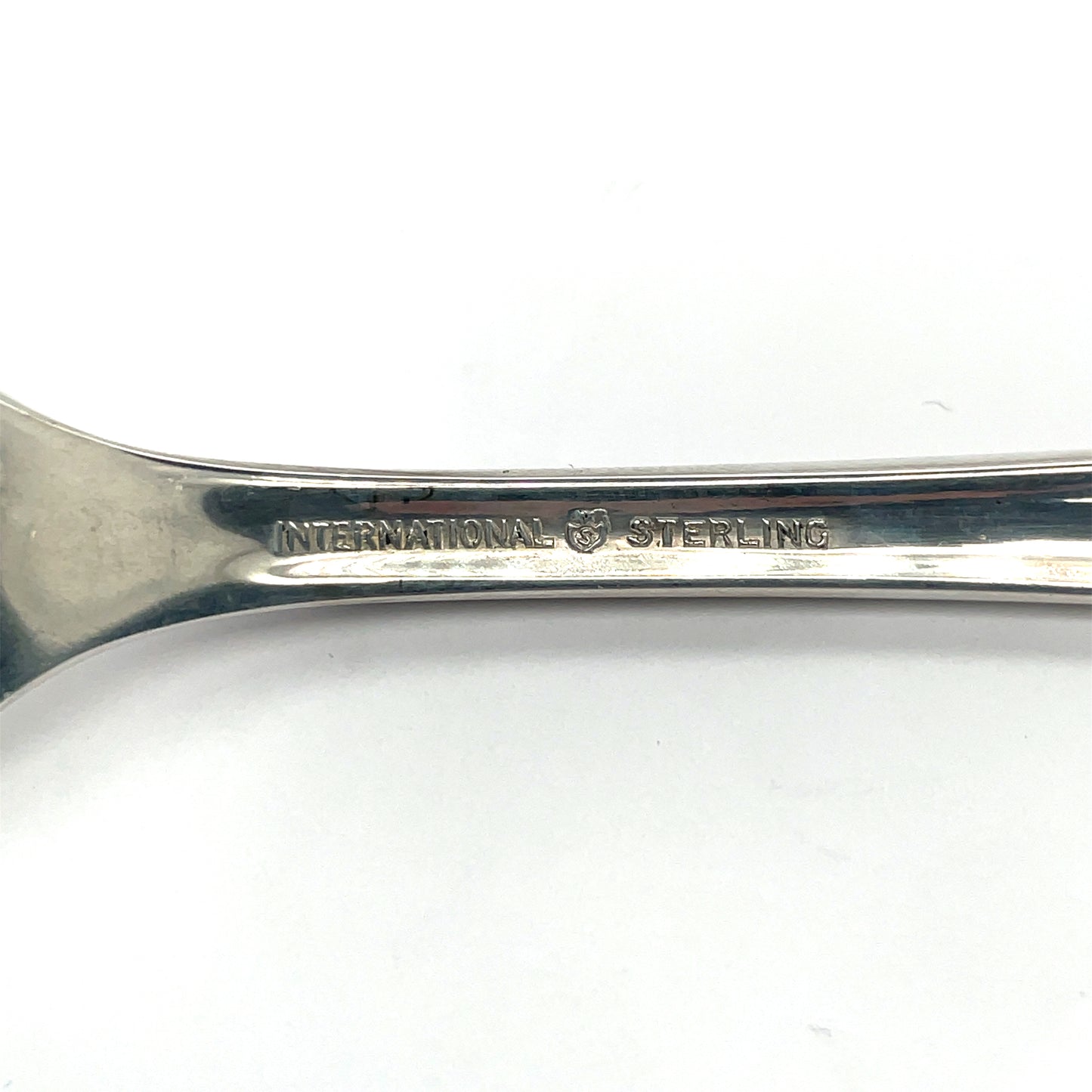 International Silver Iris Sterling Silver Dinner Fork Pierced 7 1/4 " No Mono