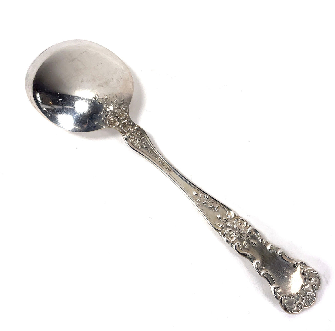 Gorham Buttercup Old Mark Sterling Cream Soup Spoon 6 5/16"