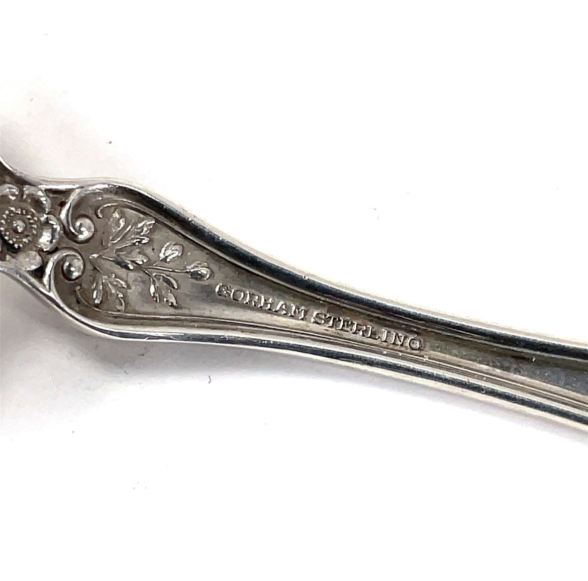 Gorham Buttercup Old Mark Sterling Silver Meat Fork 8 1/8" No Mono