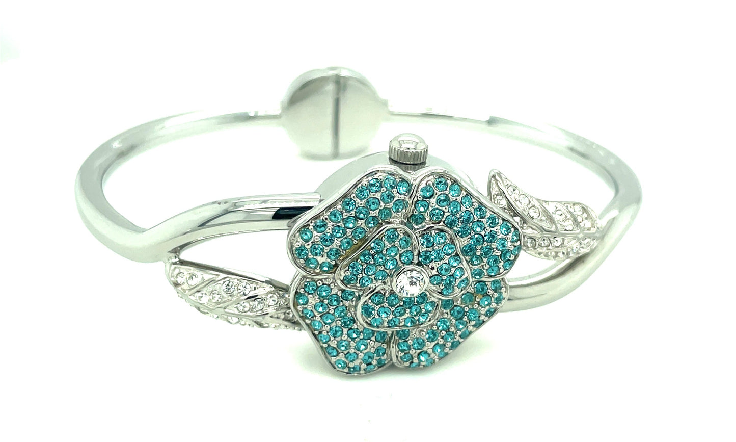Bellagio Bel Tempo Watch Flower Crystal Fiori 12022-1