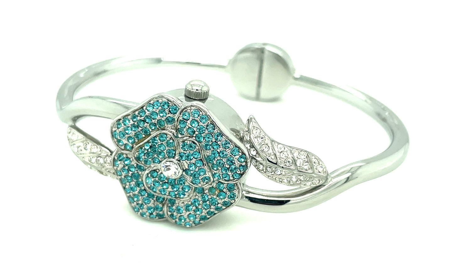 Bellagio Bel Tempo Watch Flower Crystal Fiori 12022-1