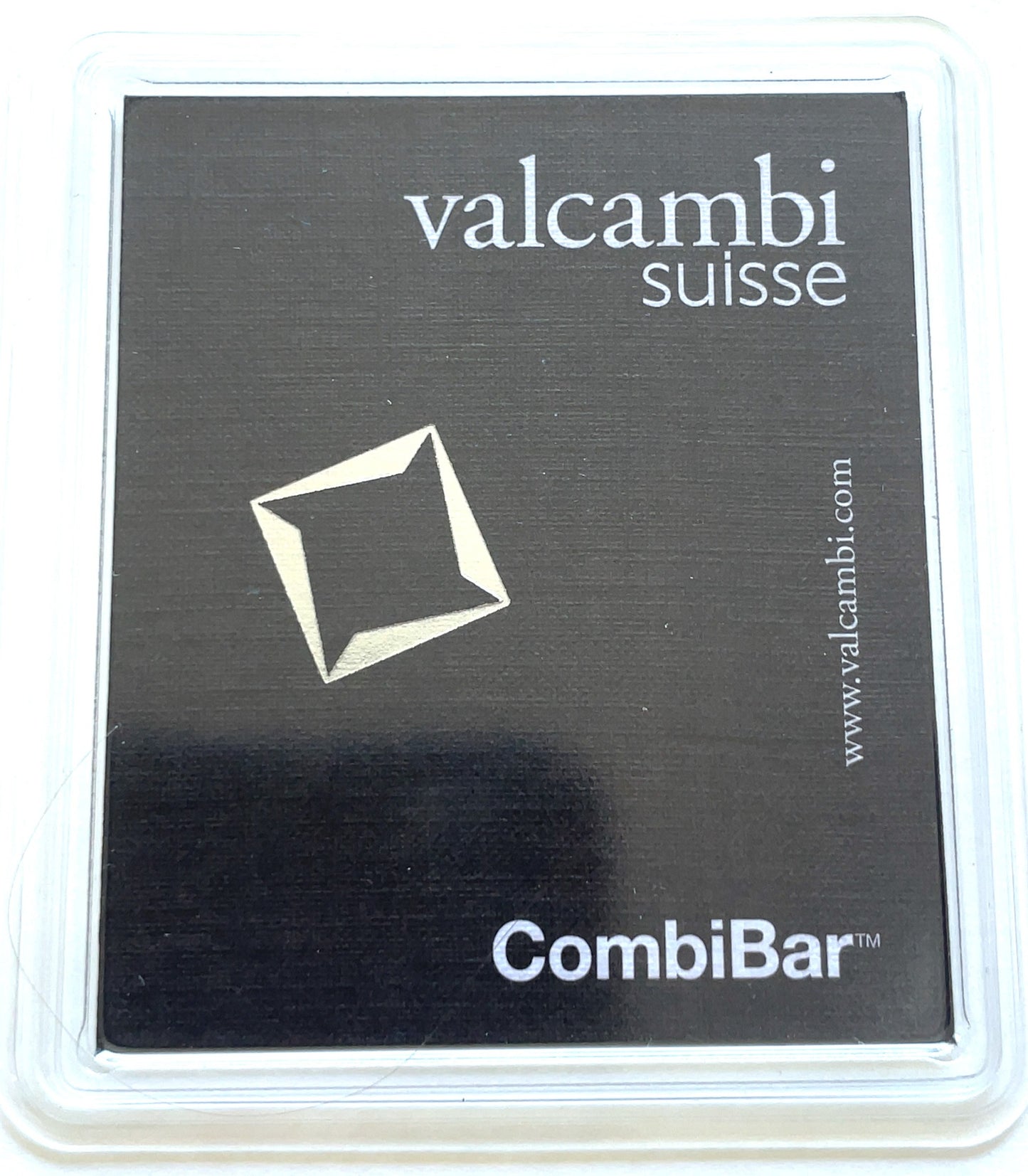 Valcambi Suisse 999 100g Fine Silver CombiBar 10 x 10 g Assay Card Break Apart