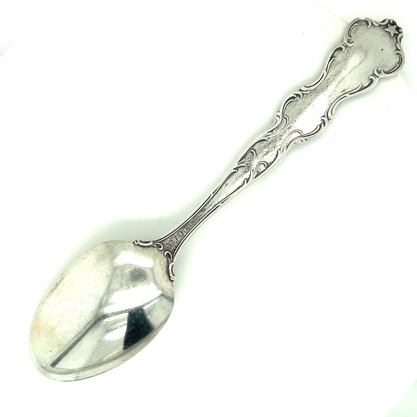 Vintage R. Wallace & Sons October Scorpio Sterling Silver Spoon No Monogram