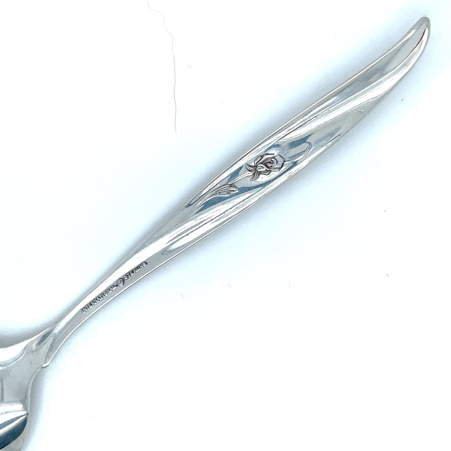 International Silver Sterling Silver Rose Ballet Teaspoon 6"
