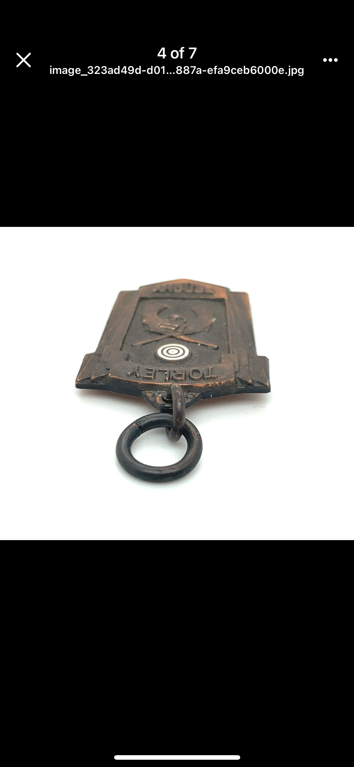 Vintage Torley Trophy Watch Fob Team 1935