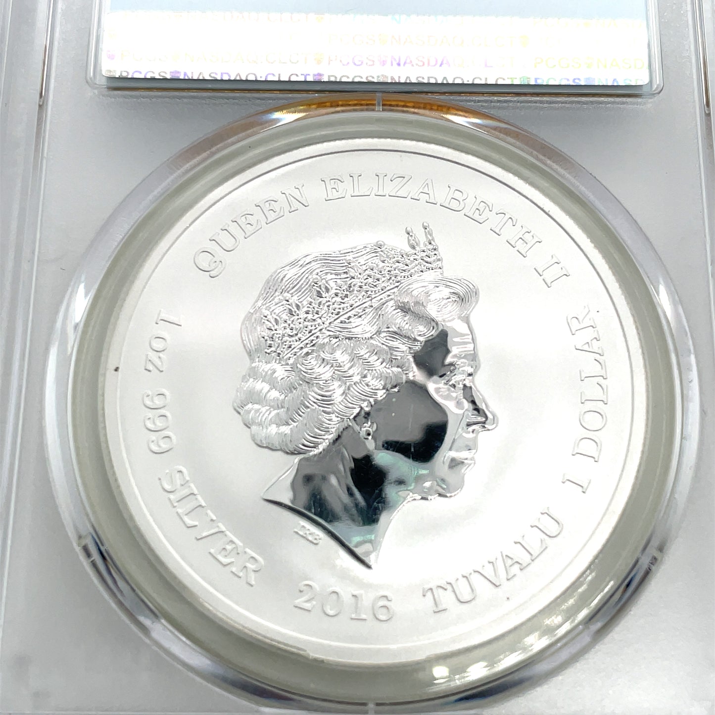 2016-P TUVALU First Strike Star Trek 50th Anniversary 1 oz Silver PCHS MS70