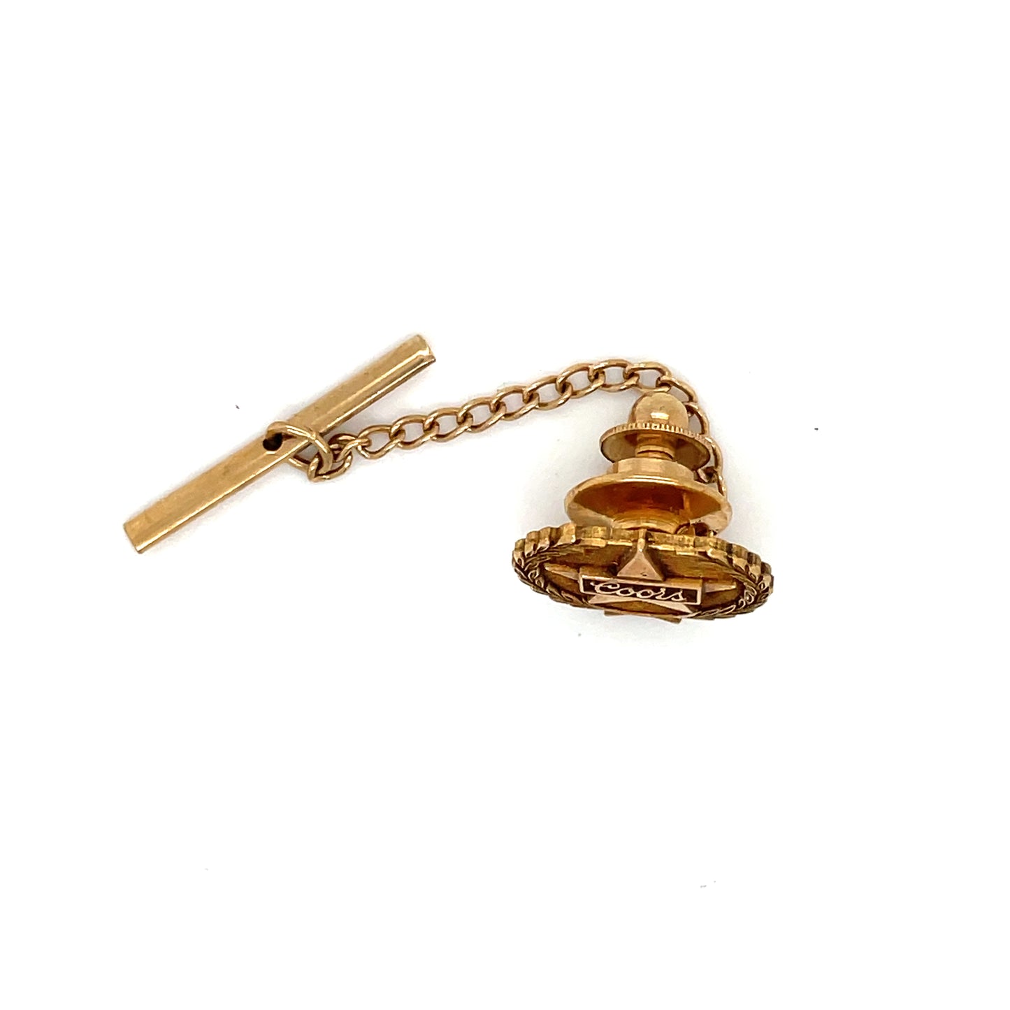 Vintage Coors Brewing Company Achievement Lapel Pin 10k Gold Filled