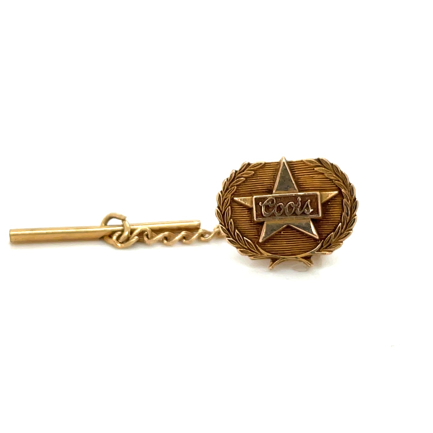 Vintage Coors Brewing Company Achievement Lapel Pin 10k Gold Filled