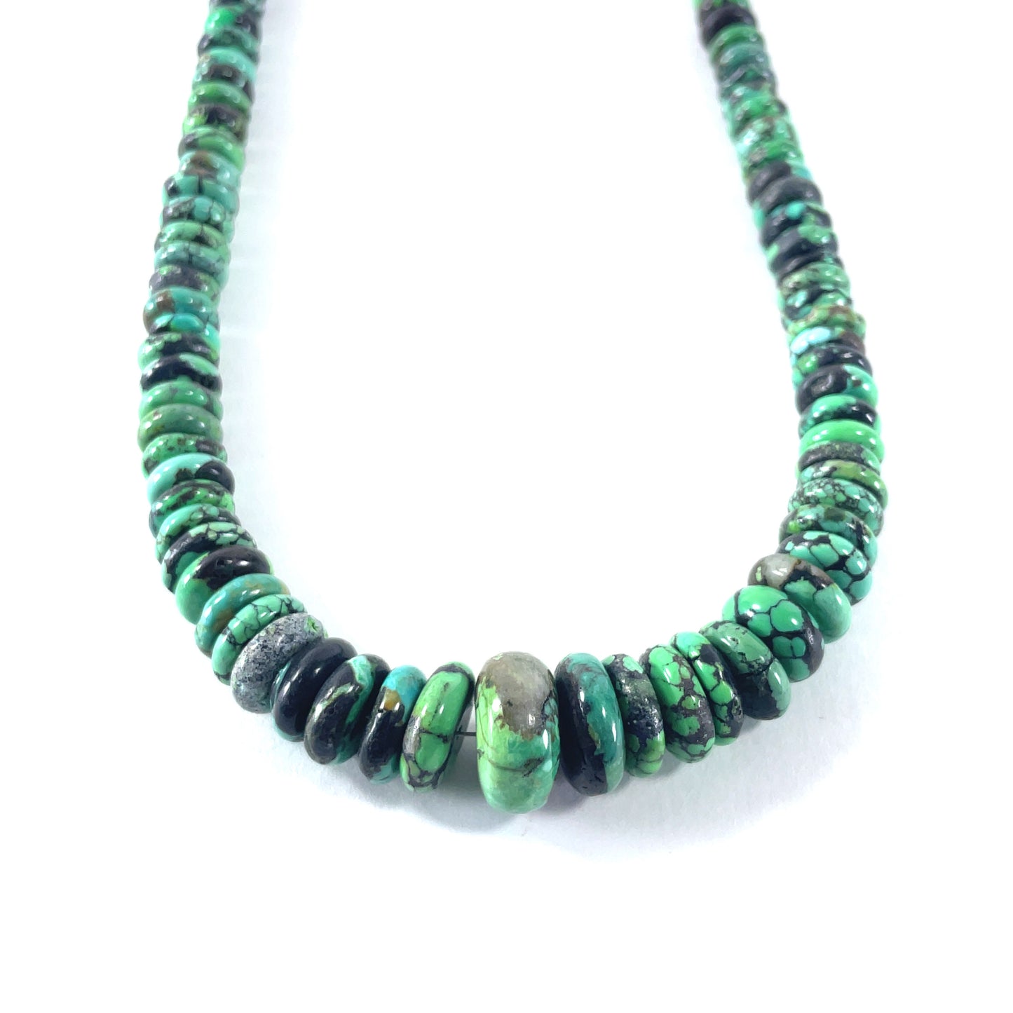 Vintage Turquoise Necklace Southwestern 22"