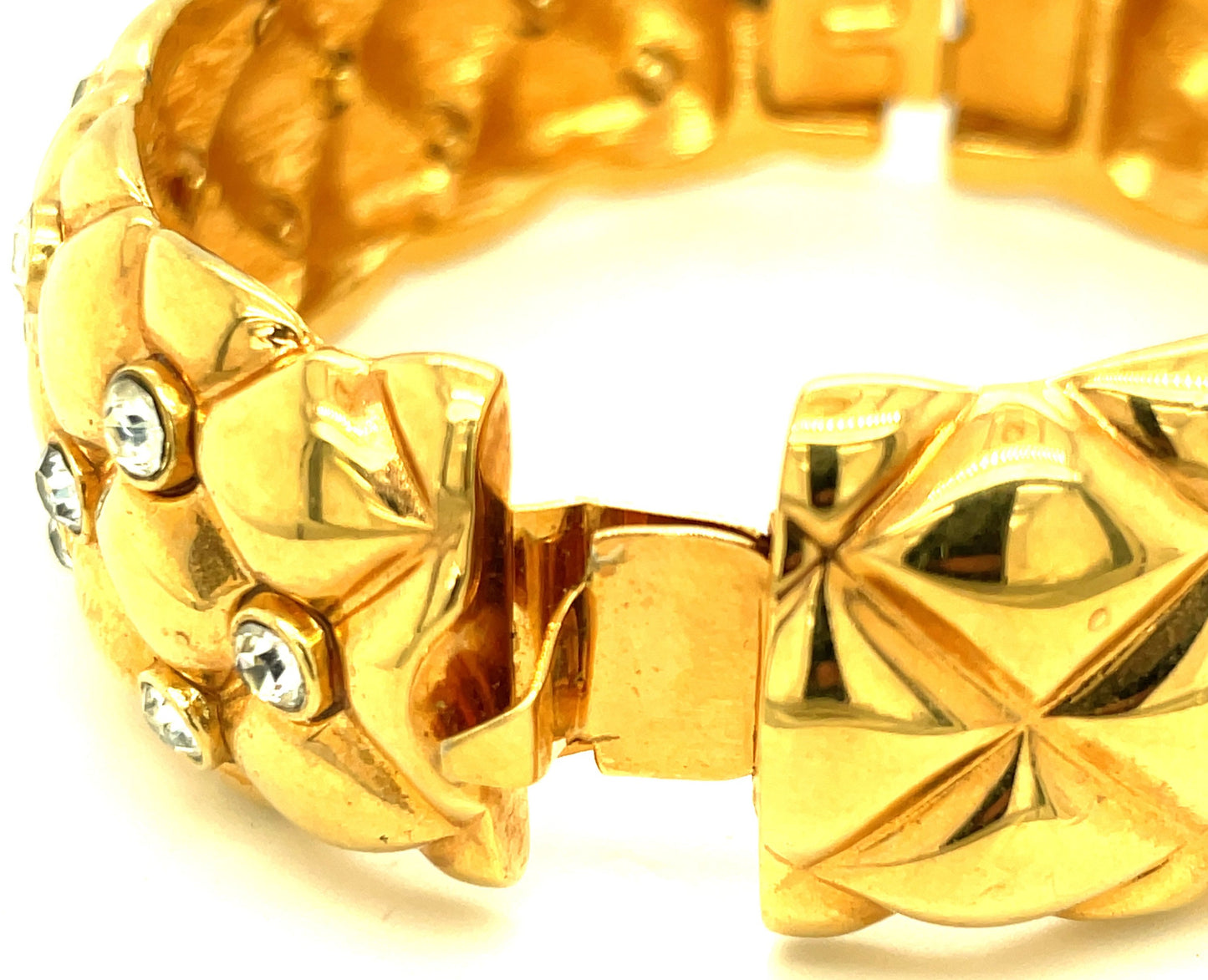 Nolan Miller Chunky Bangle Bracelet Hinged