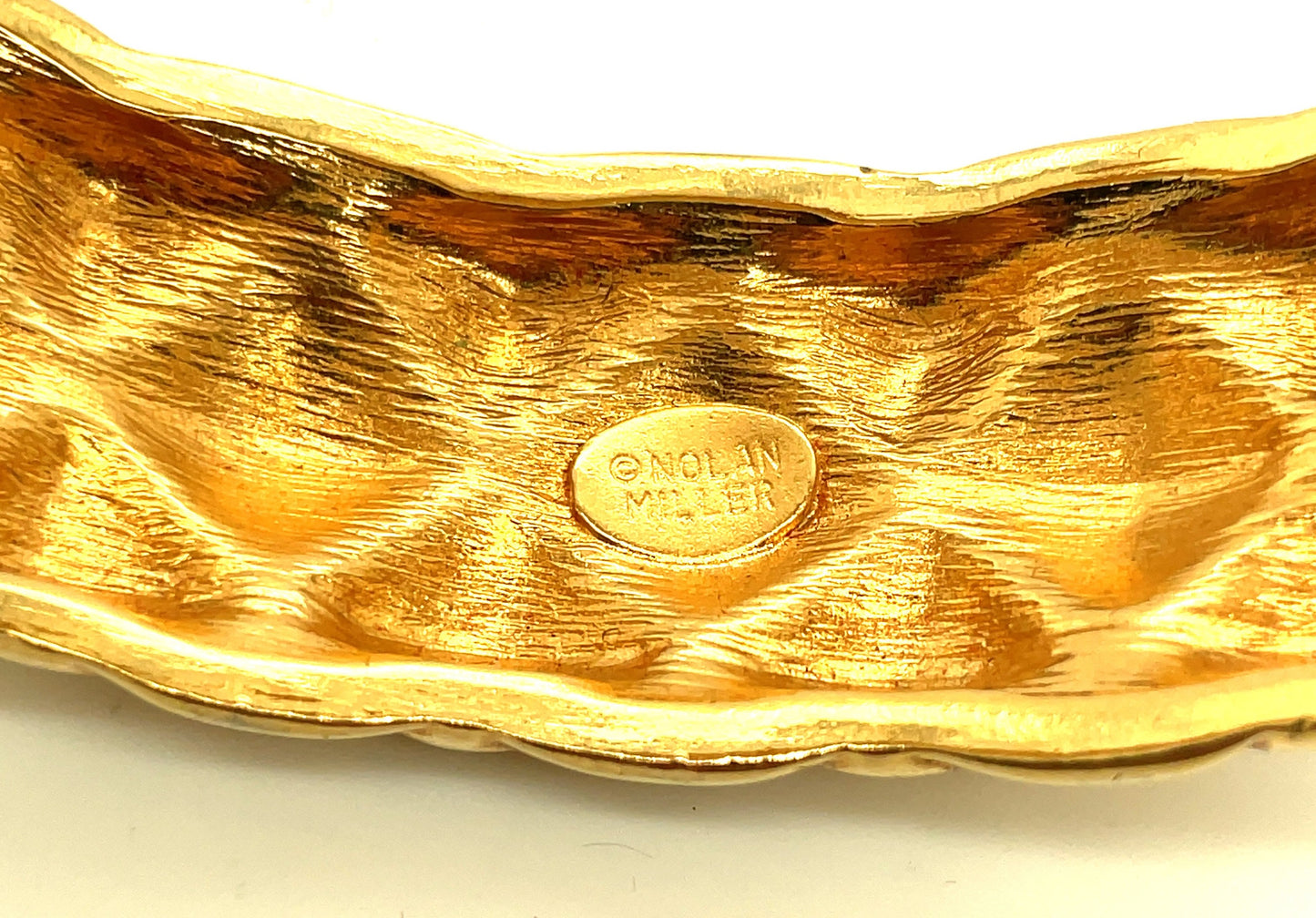 Nolan Miller Chunky Bangle Bracelet Hinged