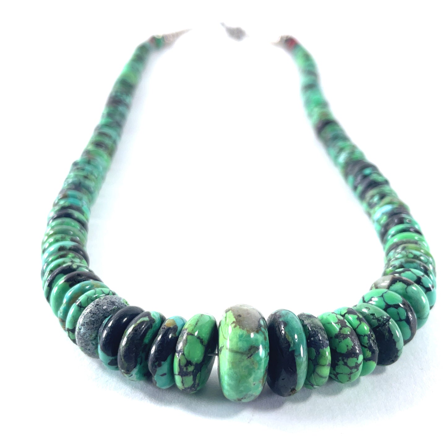 Vintage Turquoise Necklace Southwestern 22"