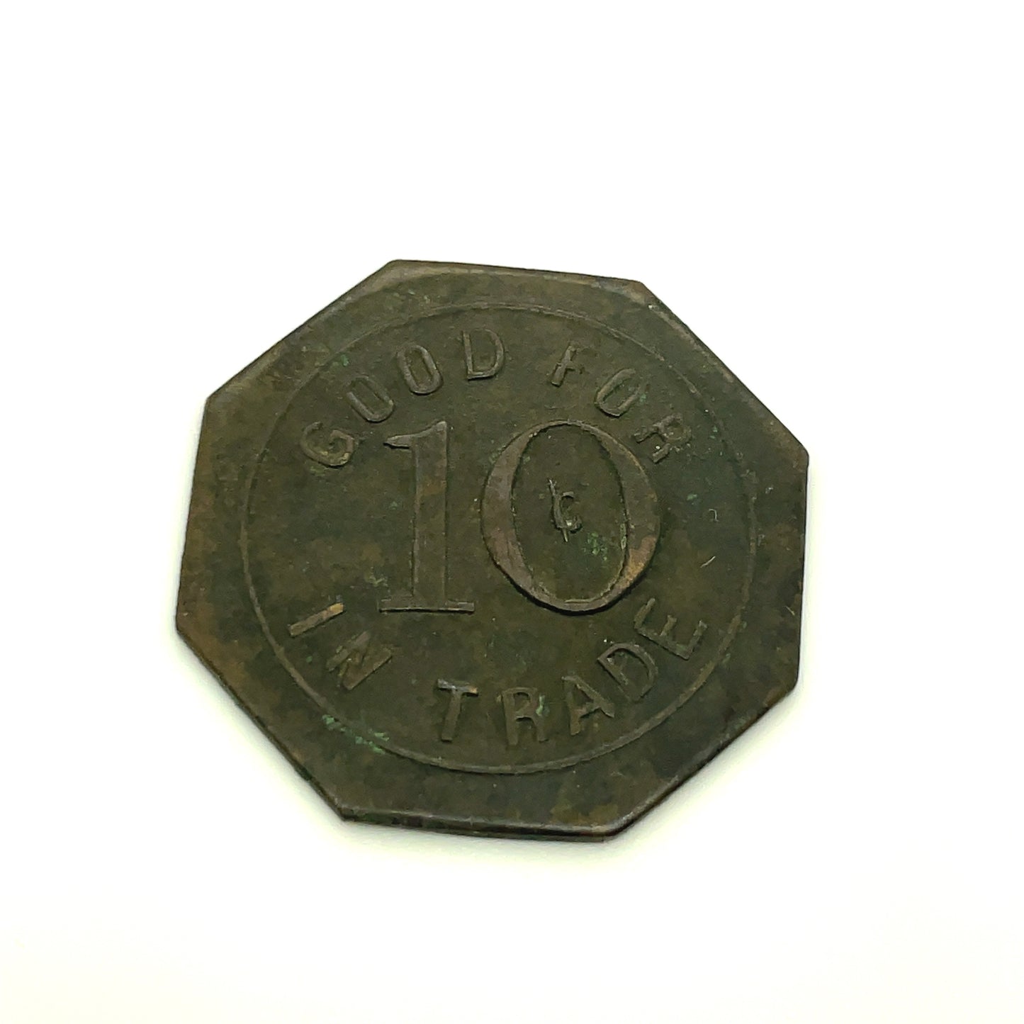 Olympus Saloon Jackson Calif California Token: Good For .10 cent In Trade