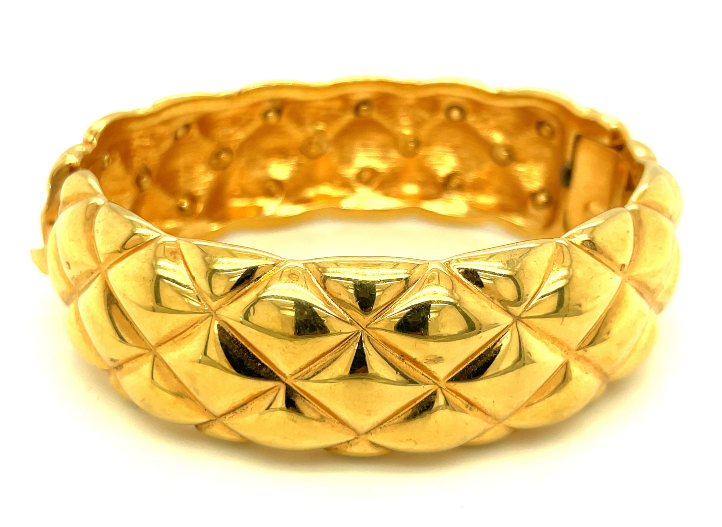 Nolan Miller Chunky Bangle Bracelet Hinged