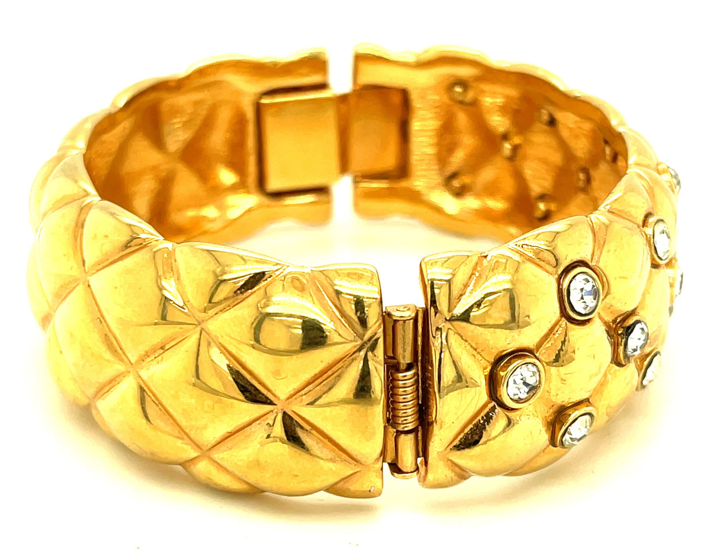 Nolan Miller Chunky Bangle Bracelet Hinged