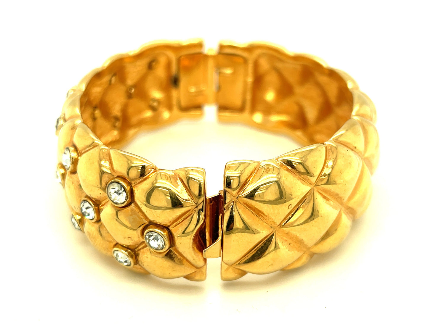 Nolan Miller Chunky Bangle Bracelet Hinged