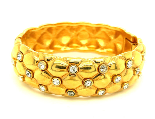 Nolan Miller Chunky Bangle Bracelet Hinged