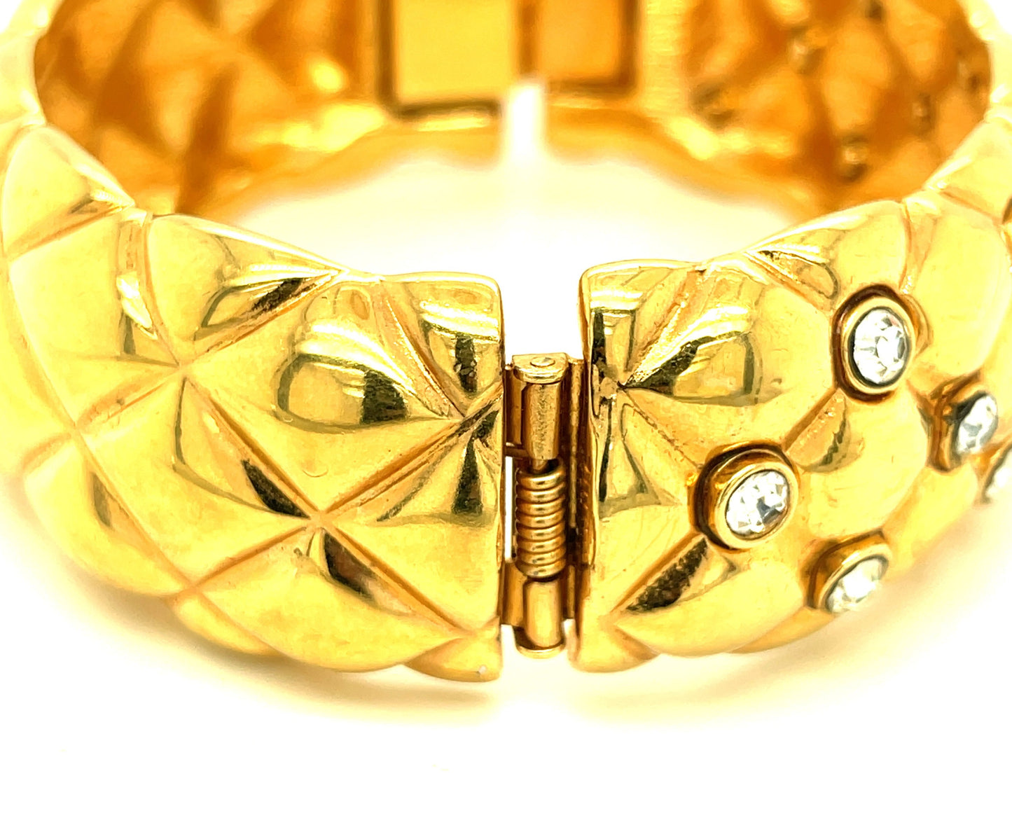 Nolan Miller Chunky Bangle Bracelet Hinged