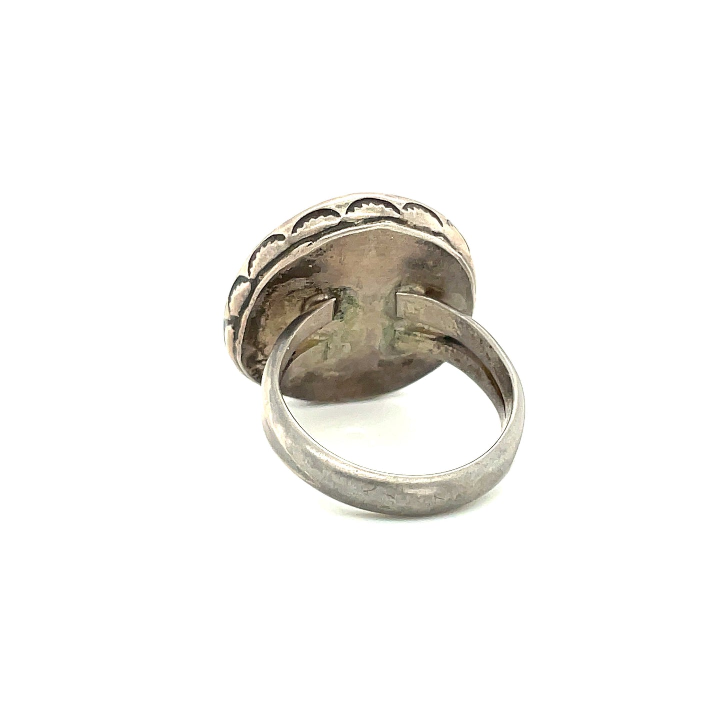Vintage Silver and Tigers Eye Ring Size 9