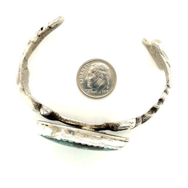 New Sterling Silver Turquiose Bracelet 53.5g