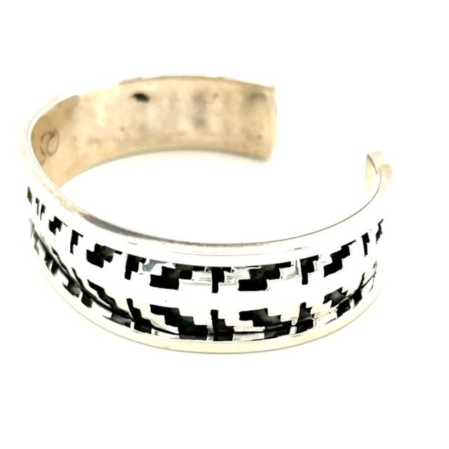 New Sterling Silver Southwestern Signed Bracelet 37.9g