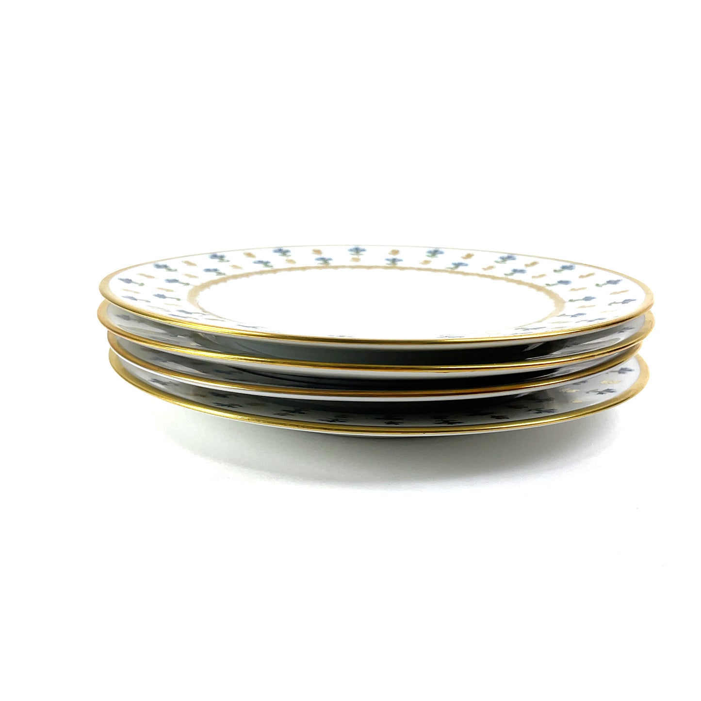 4 x Limoges France Raynaud Vieux Nyon Nyon by Ceralene Bread and Butter Plate Discontinued