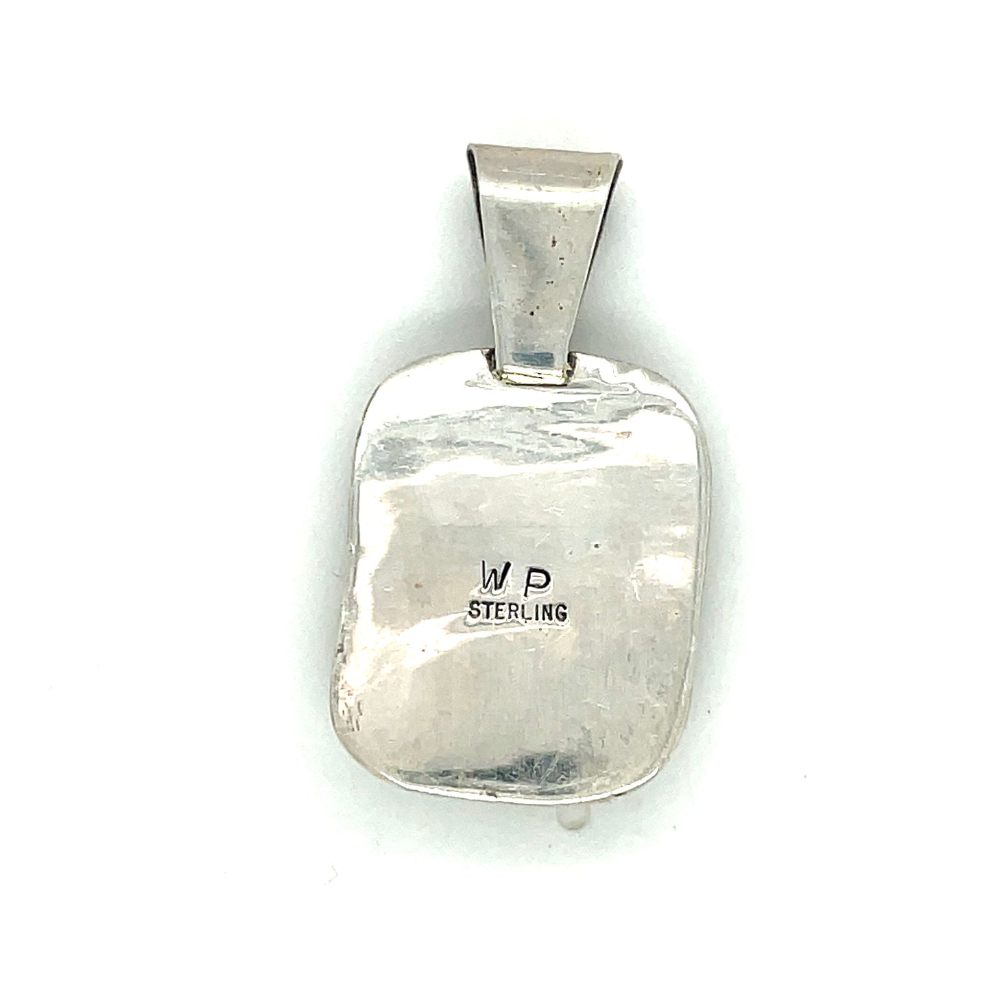 Vintage Sterling Silver and Turquoise Pendant New Old Stock