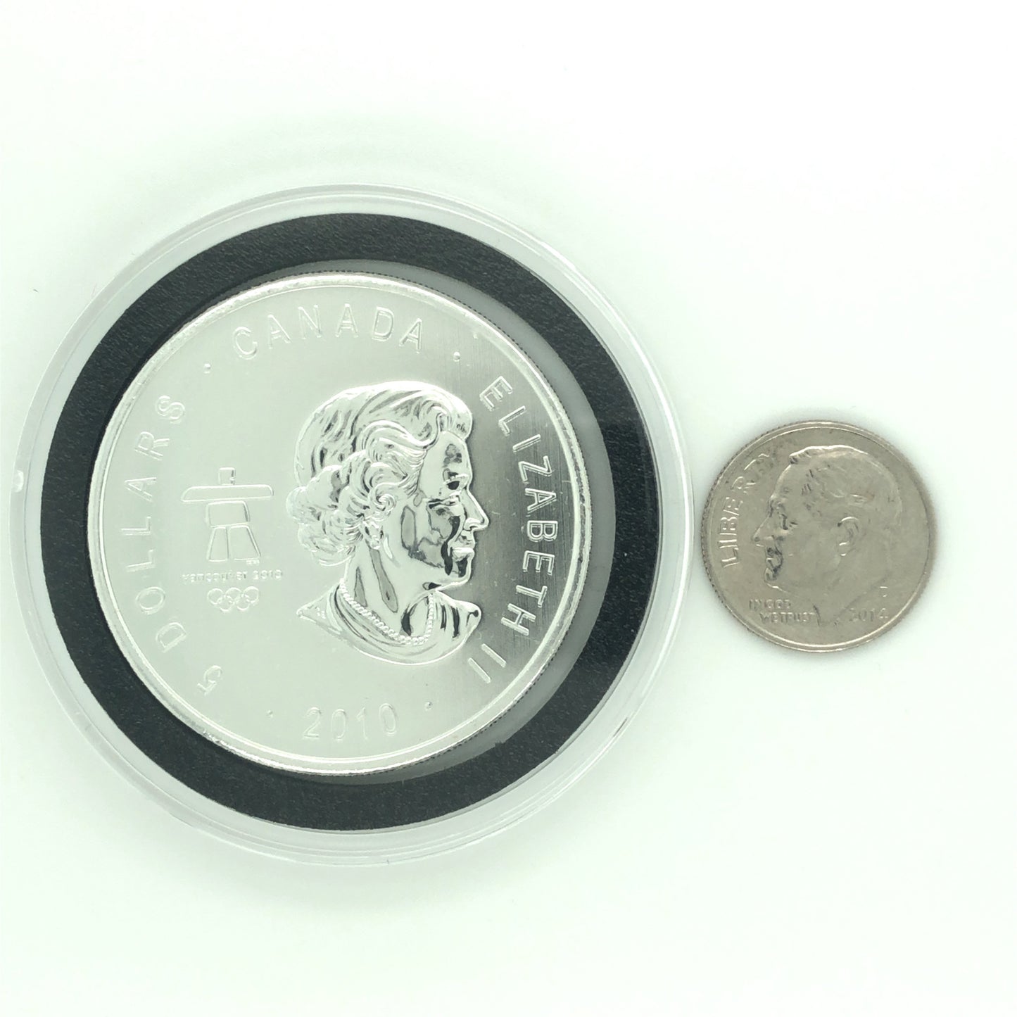 2010 Vancouver Olympic Games Silver Coin .9999