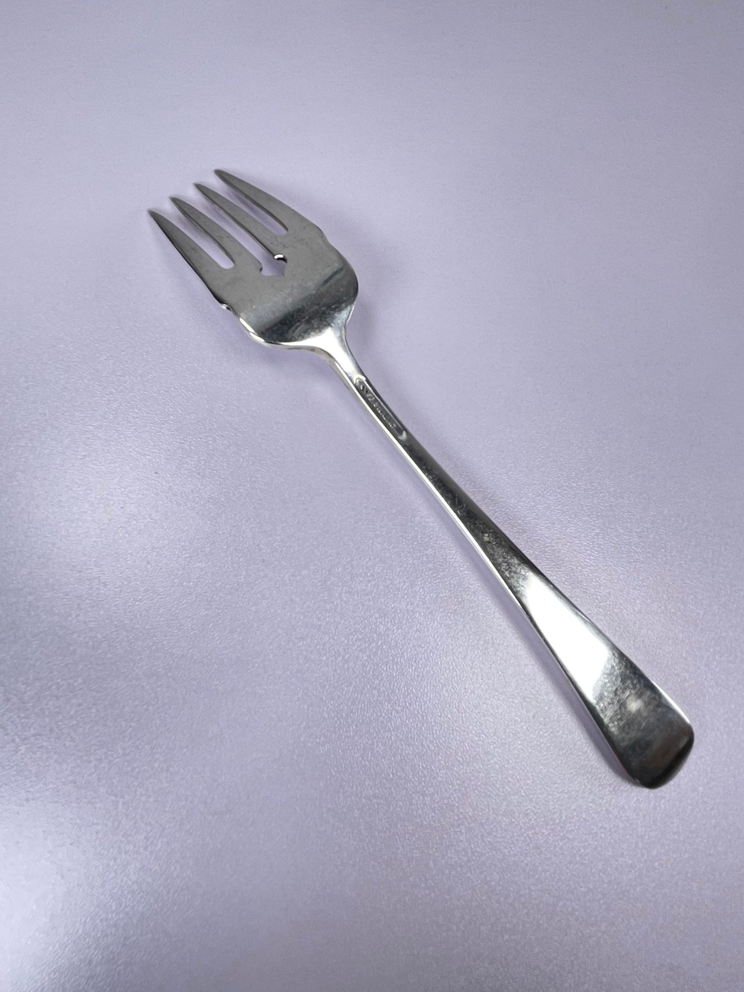 Antique Sterling Silver Rattail Antique Dominick and Haff Salad Fork 1.39 ozt Reed and Barton