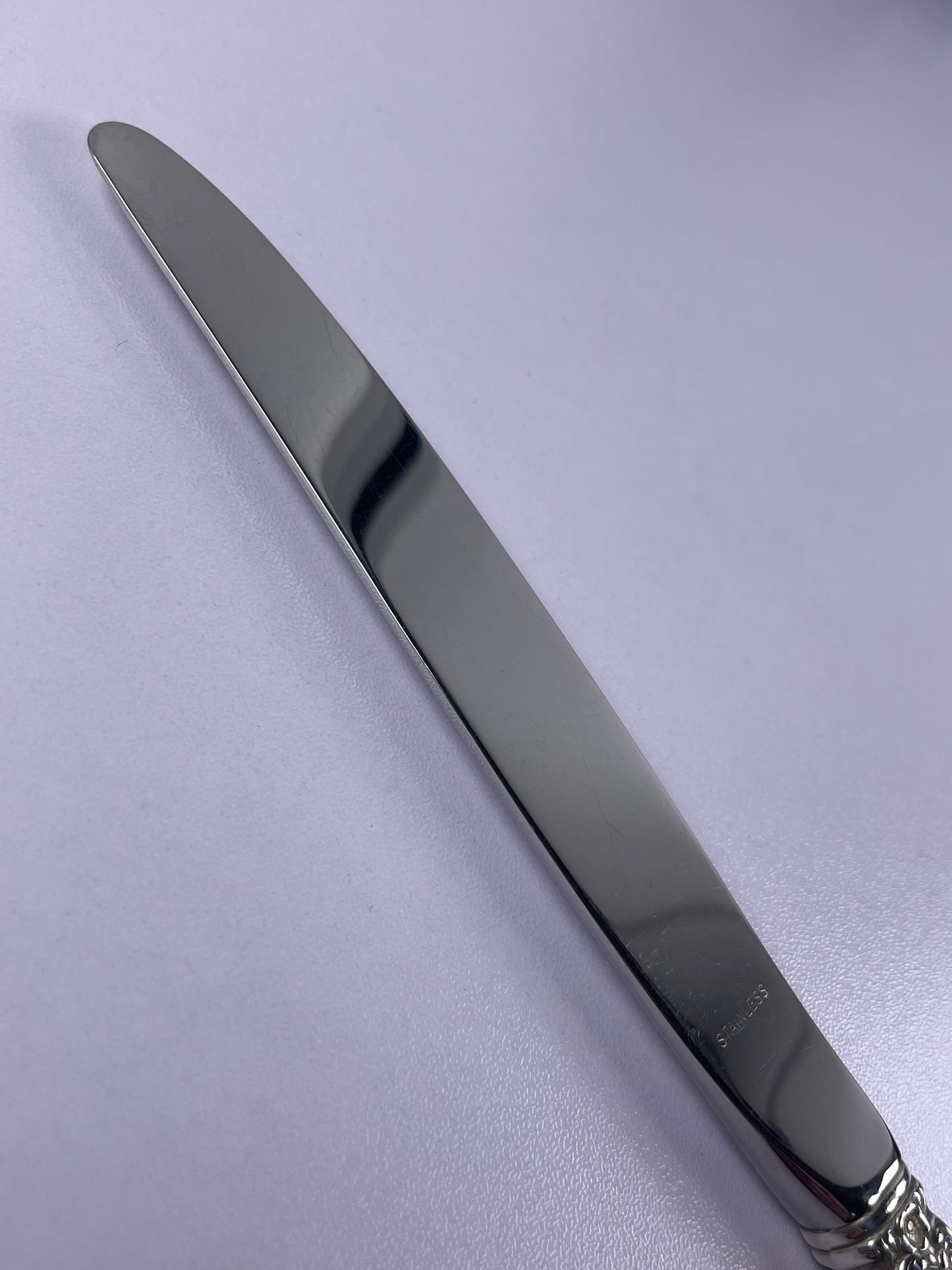 Sterling SIlver Modern Hollow Gorham Buttercup Knife Stainless Blade 8.75"