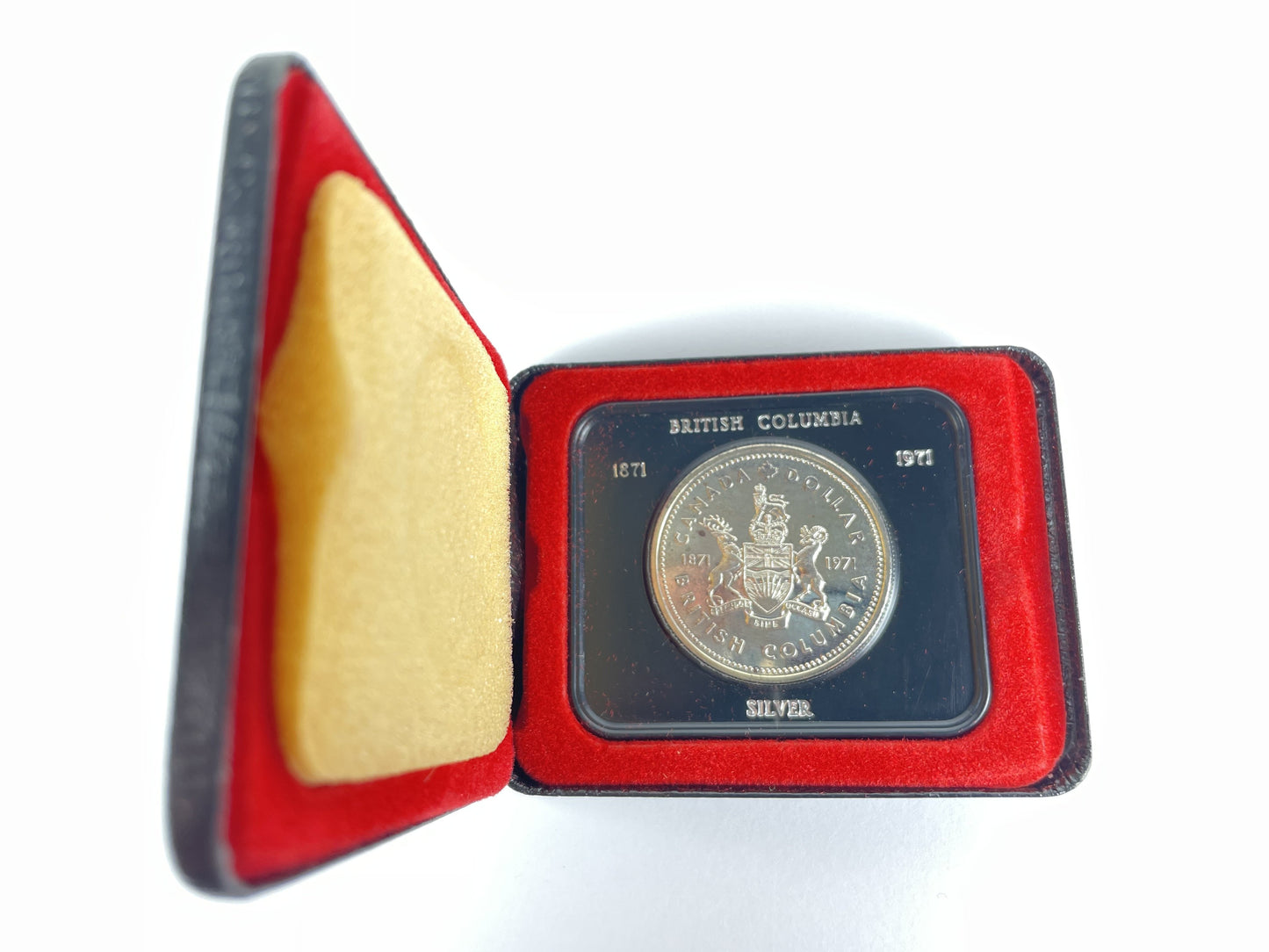 1971 Uncirculated British Columbia Centennial Coin 50% Silver