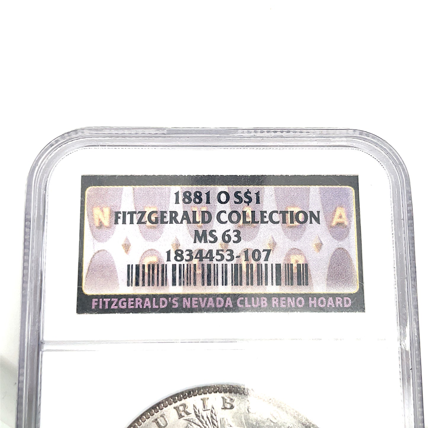 1881 $1 Morgan O Silver Dollar MS 63 NGC