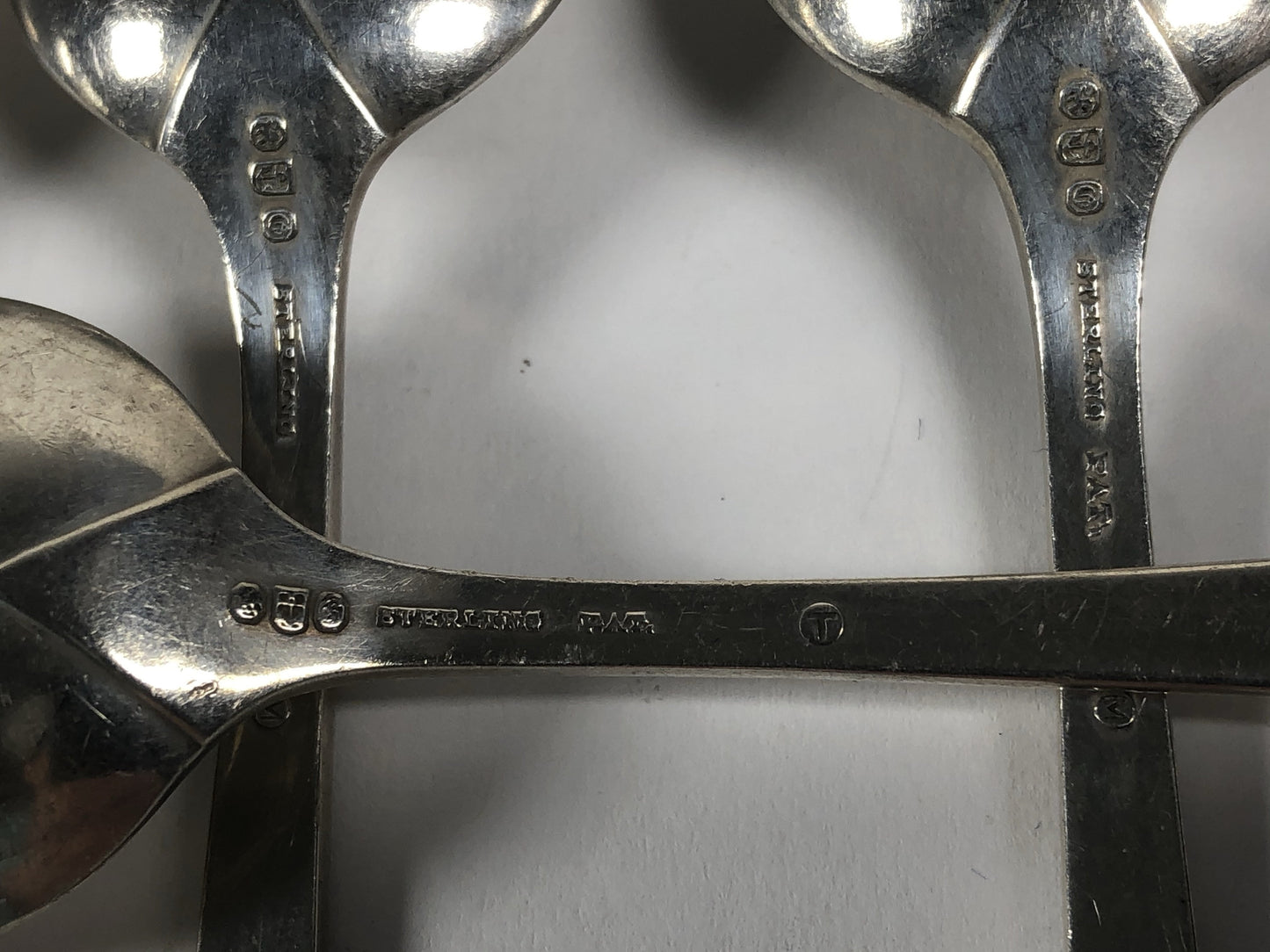 Antique Sterling Silver Gorham King Albert 3 Forks, 1 Salad Fork, 5 Teaspoons 8.65ozt