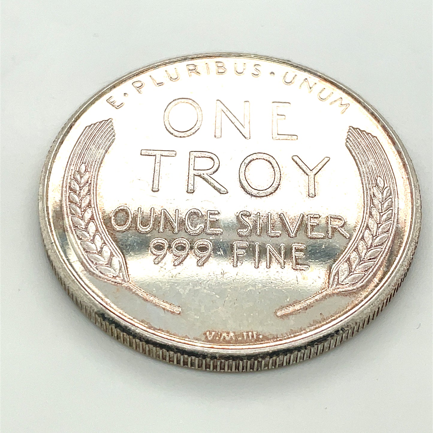 One Troy Ounce Silver 999 Fine 1990 Penny