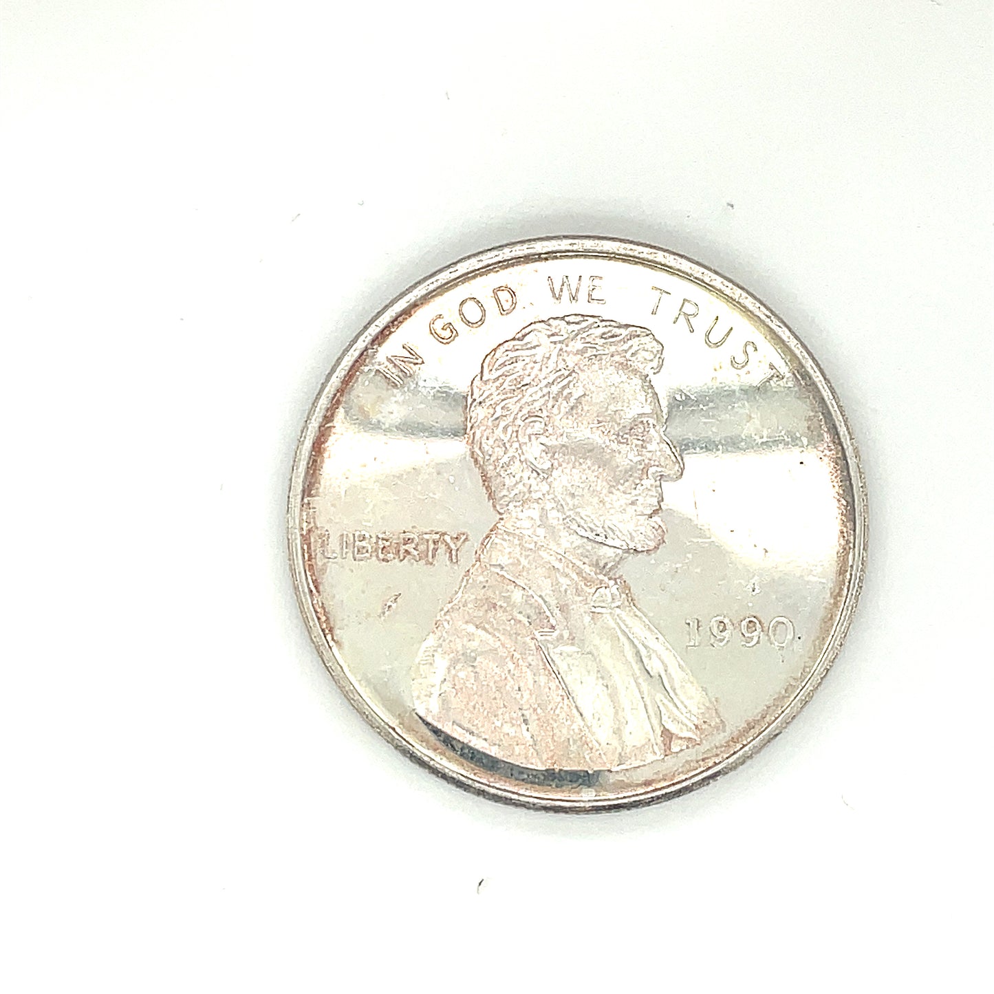One Troy Ounce Silver 999 Fine 1990 Penny