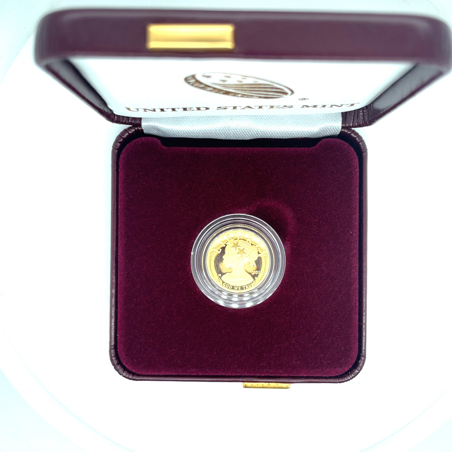 2018 American Liberty One-Tenth Ounce Gold Proof Coin in Original Box w/ COA