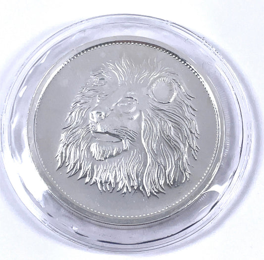 African Lion 1 oz. .999 Silver Round - Engravable - Sealed