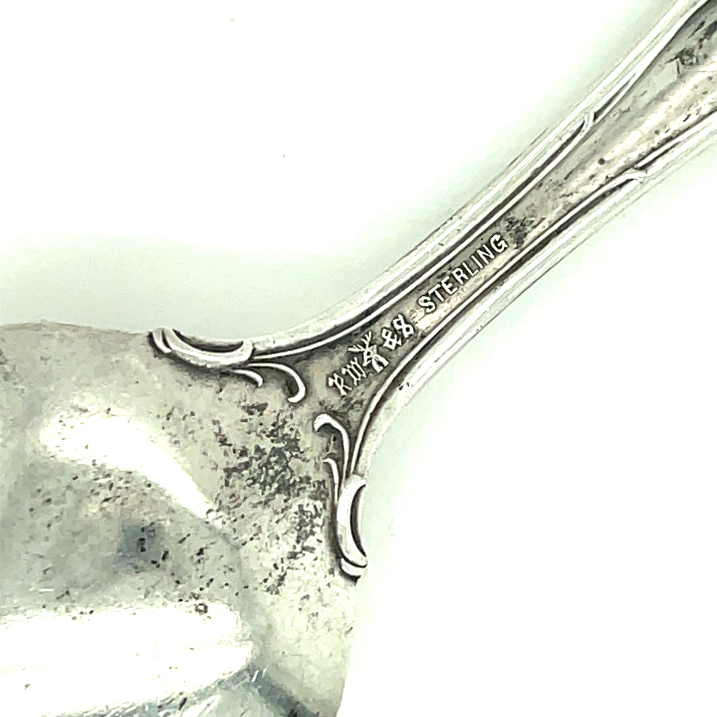 Vintage R. Wallace & Sons July Leo Water Lily Sterling Silver Spoon No Monogram