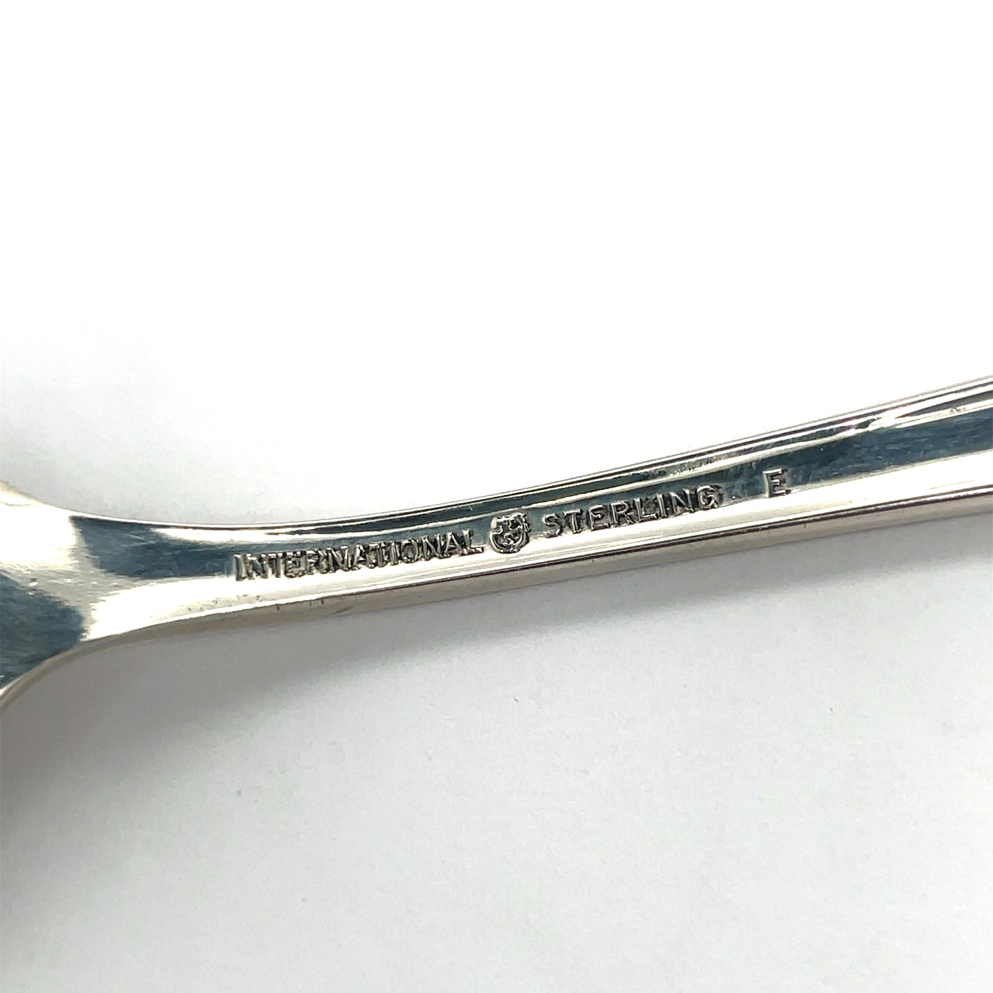 International Silver Iris Sterling Silver Teaspoon Pierced No Mono 6"
