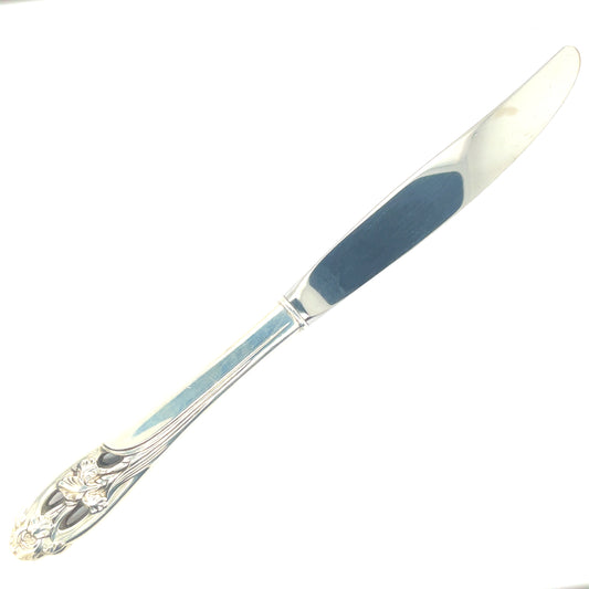 International Silver Iris Sterling Silver Pierced Handle Hollow Knife 9 1/4"