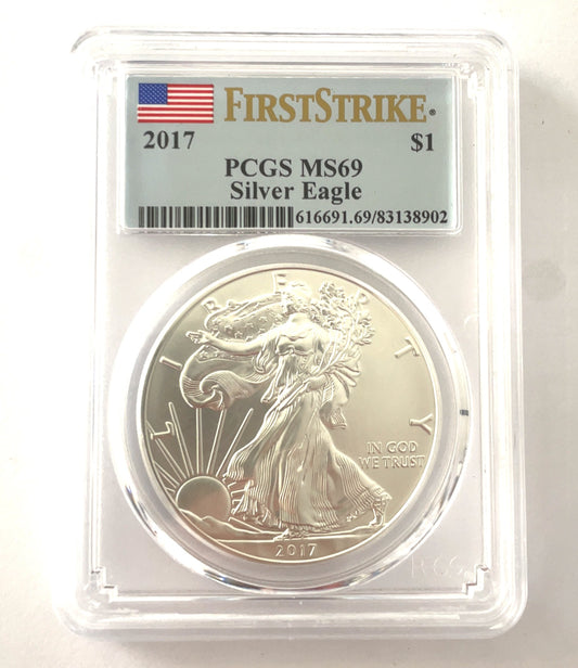 2017 Silver Eagle PCGS MS69