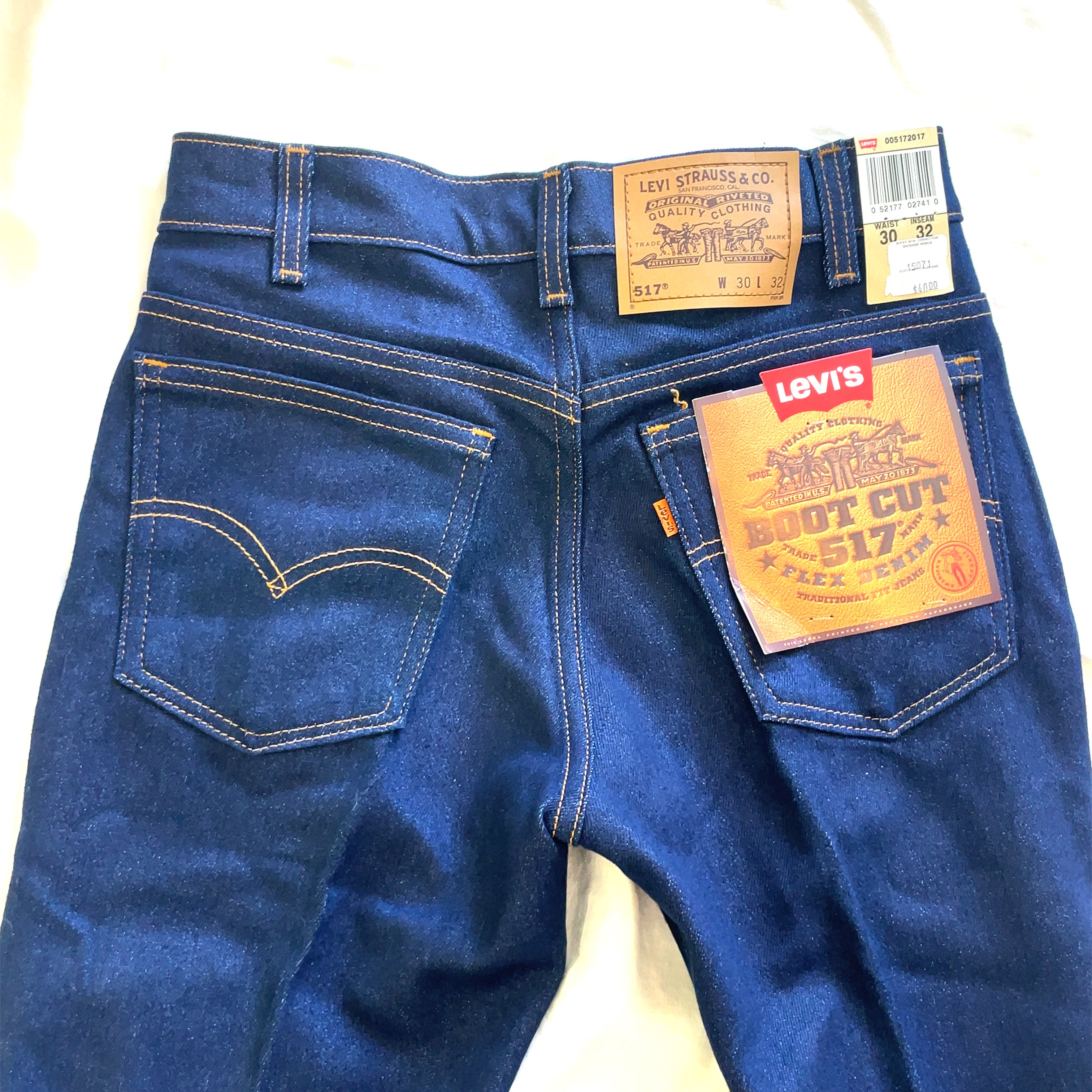 Vintage Levi's 517 Boot Cut Orange Tab 30 x 32 Jeans NOS | misc | Old  Silver and Gold