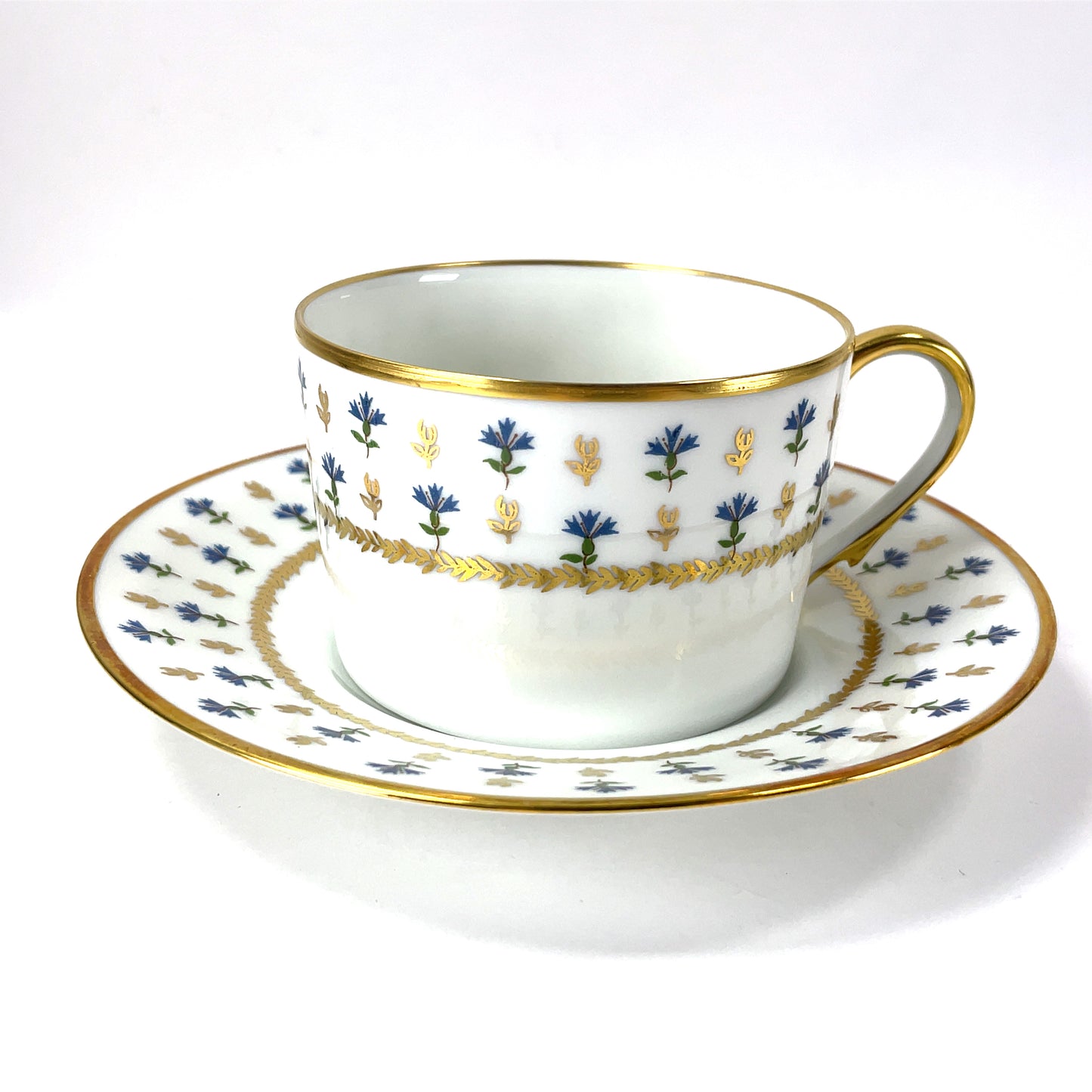 2 x Limoges France Raynaud Vieux-Nyon by Ceralene Cup and Saucer