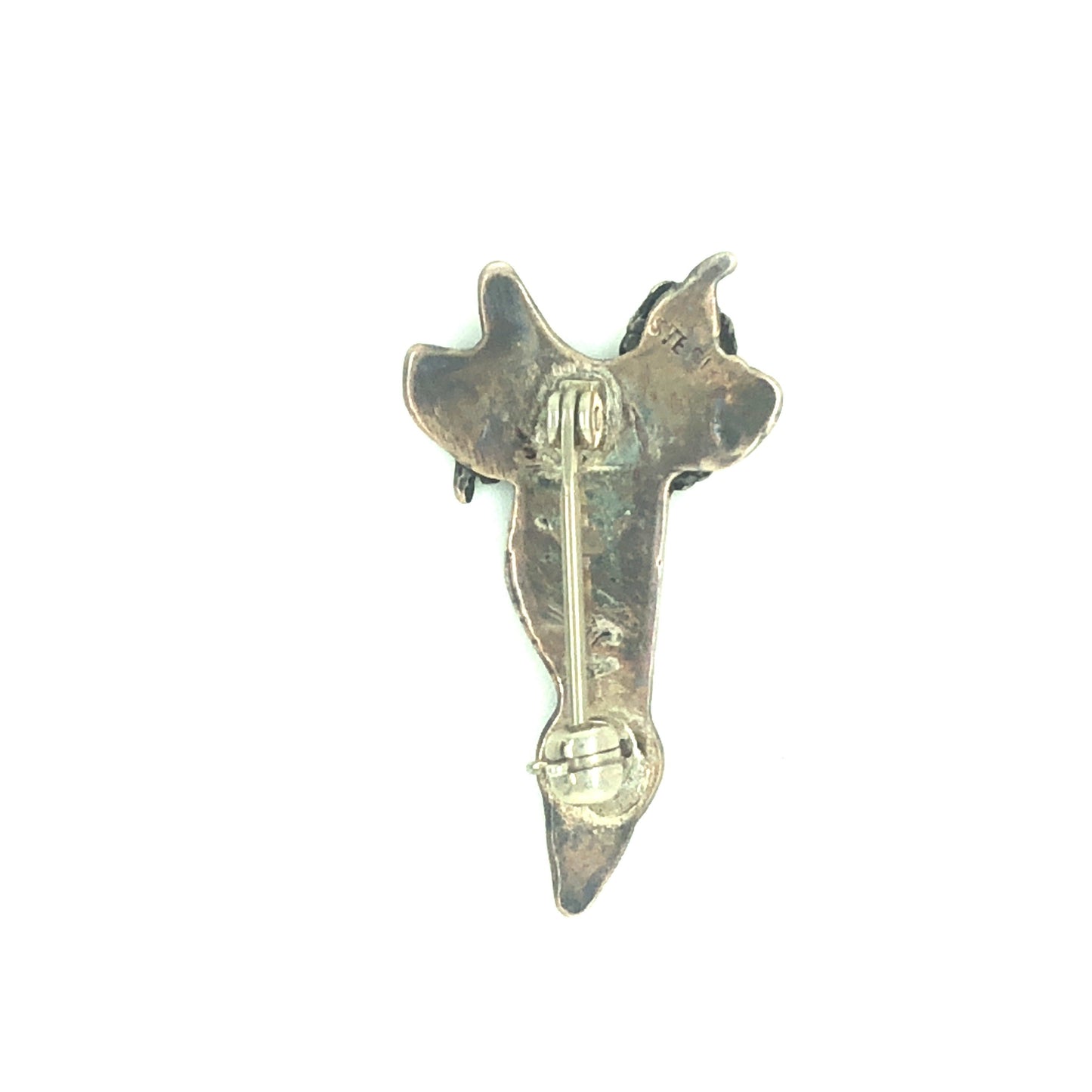 Sterling Silver Saddle Pin